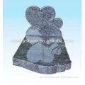 SKY-M19 Double Heart Design One Piece Angel Monument Tombstone Headstone Gravestone